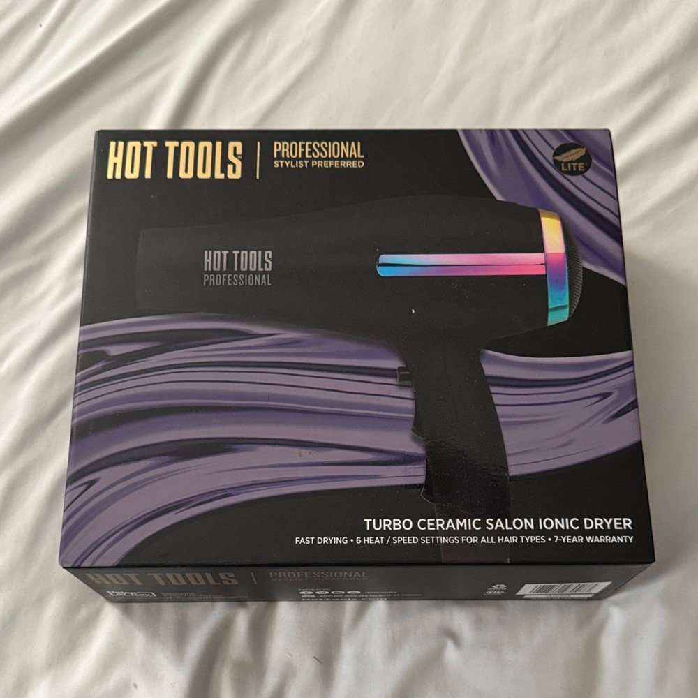 Hot Tools Professional Turbo Ceramic Salon Ionic Dryer - Black